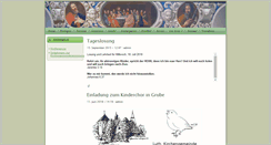 Desktop Screenshot of kirche-grube.de